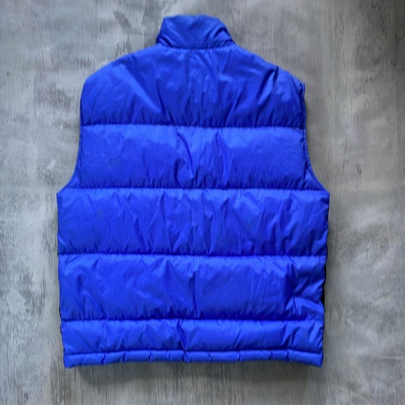 Vintage Mobius Goose Down Big Blue Puffer Vest UNISEX - Picture 5 of 6